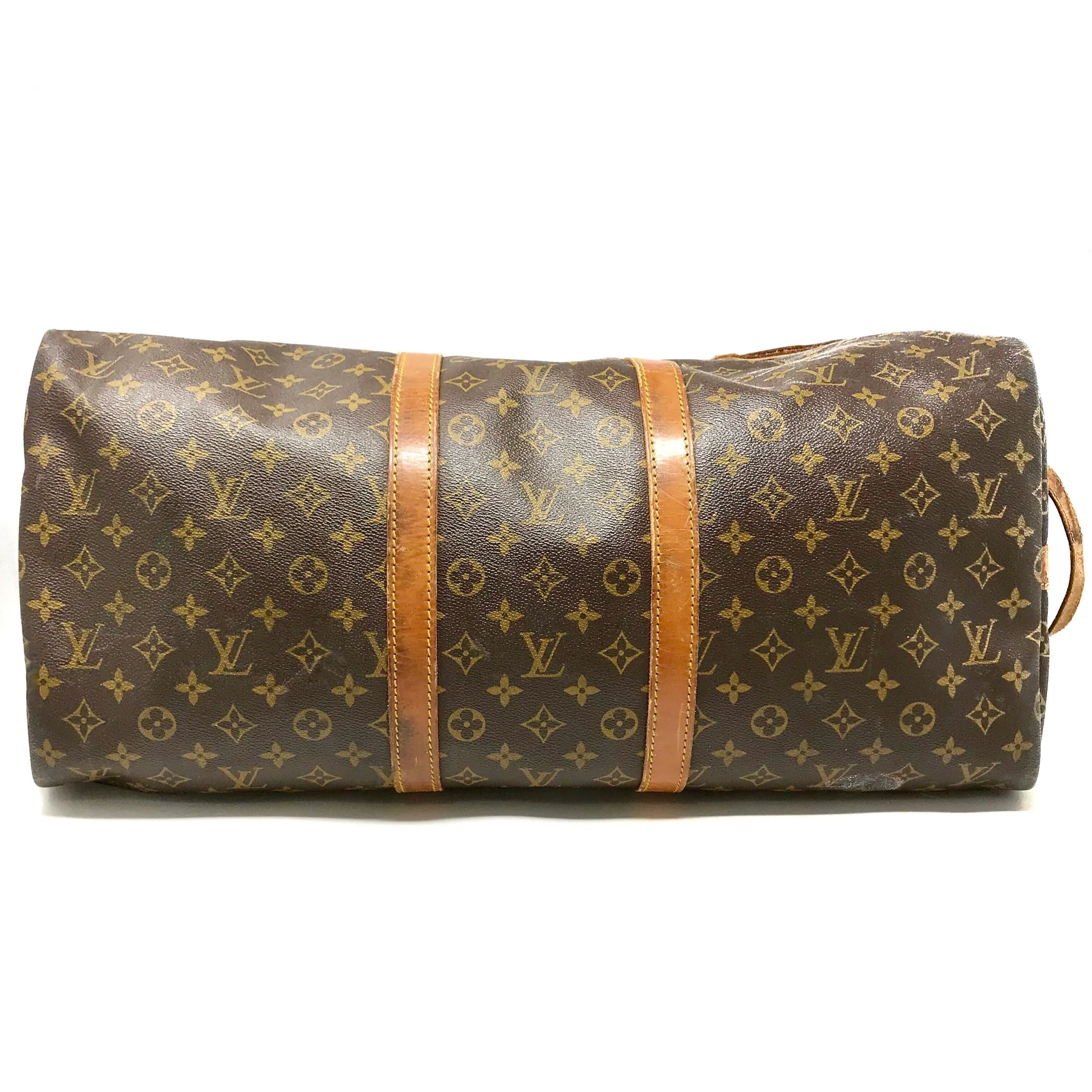 Louis Vuitton Monogram Keepall Travel Duffel Bag Size 55