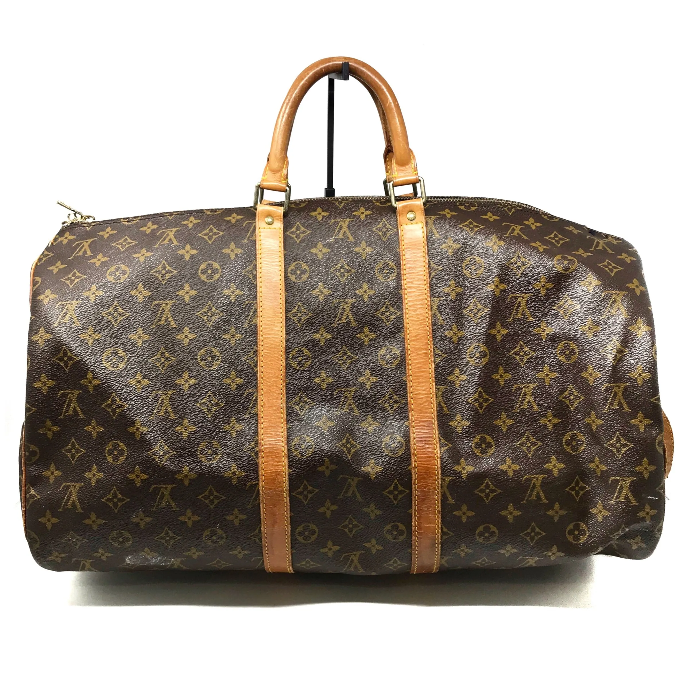 Louis Vuitton Monogram Keepall Travel Duffel Bag Size 55