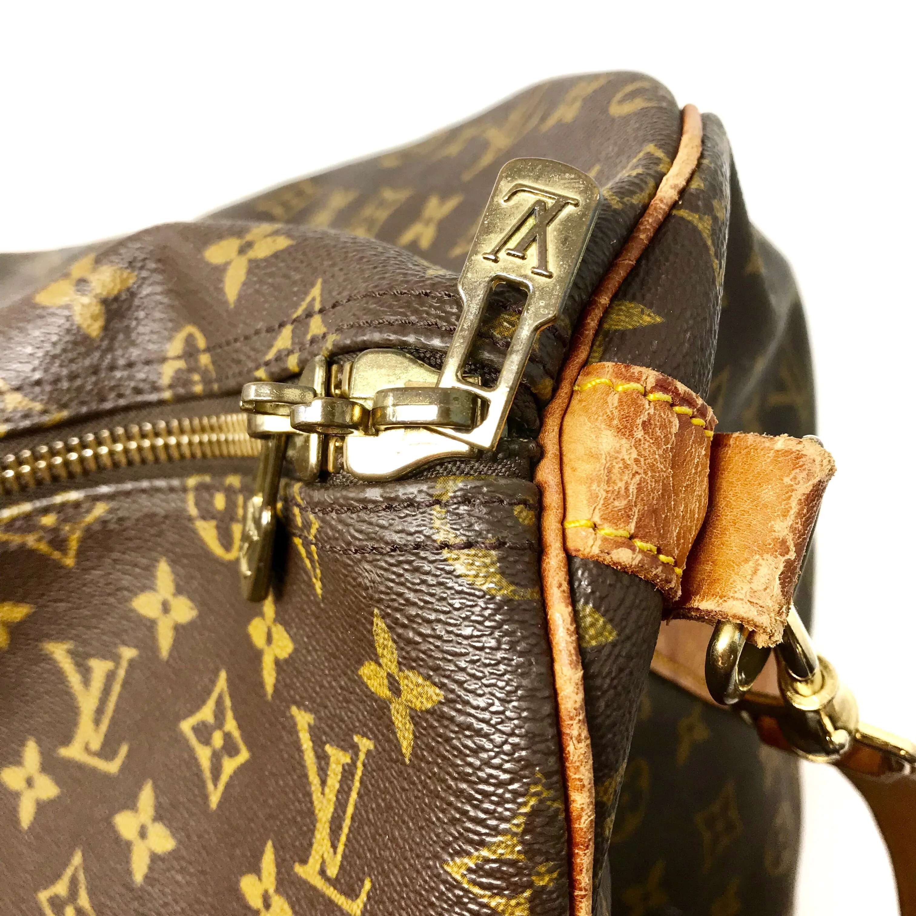 Louis Vuitton Monogram Keepall Travel Duffel Bag Size 55