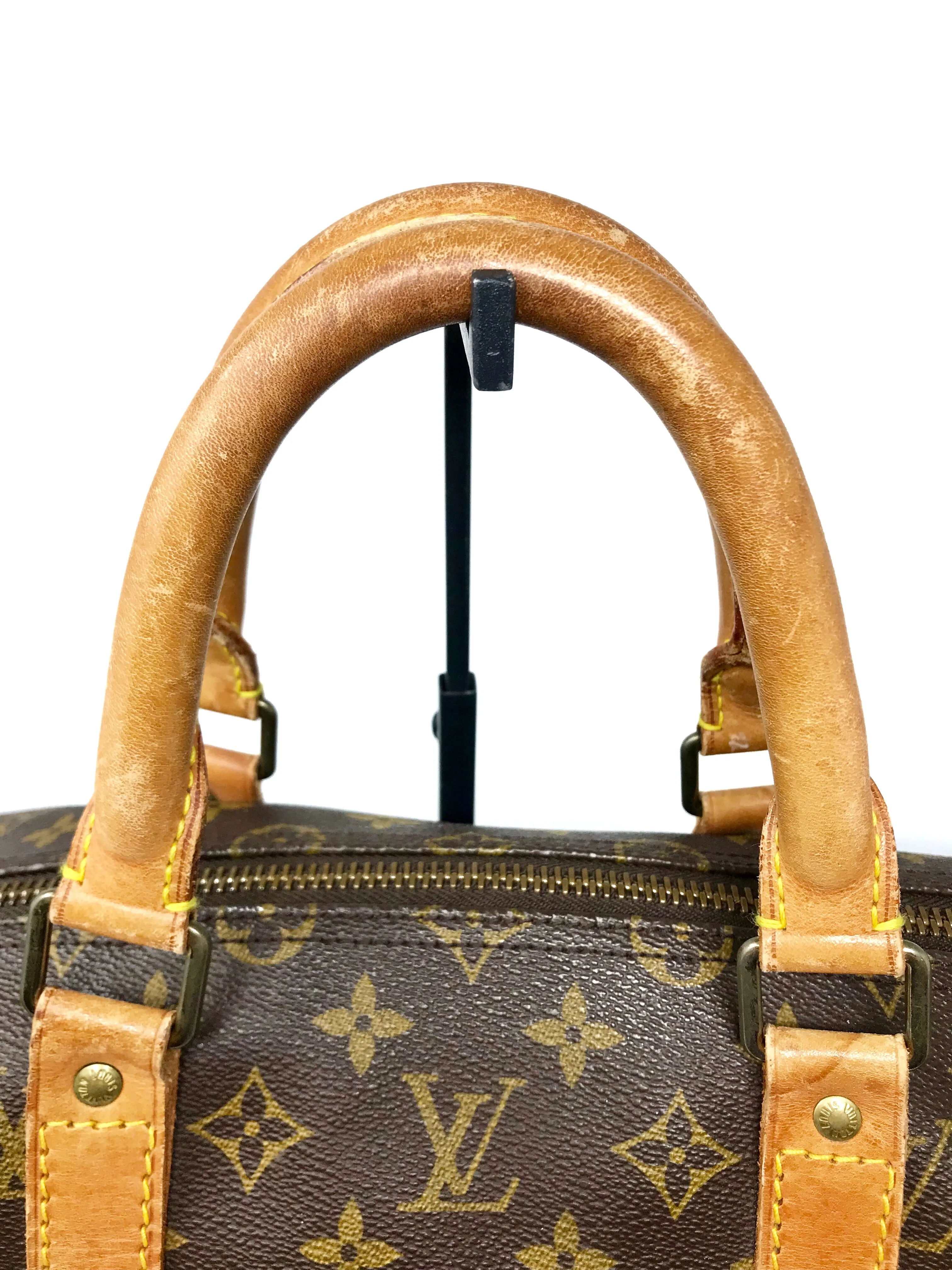 Louis Vuitton Monogram Keepall Travel Duffel Bag Size 55