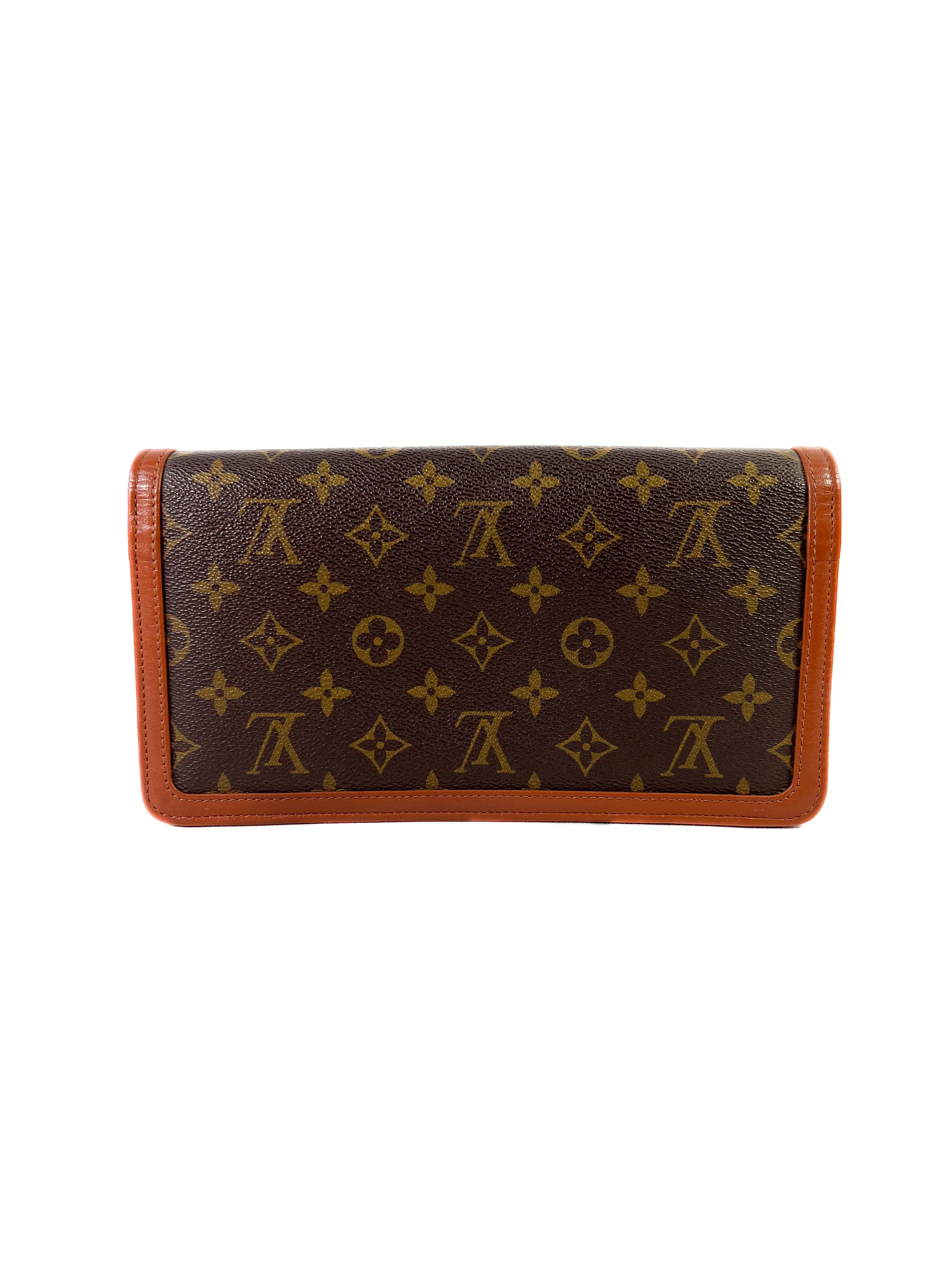 Louis Vuitton monogram pochette dame 29 clutch 1988