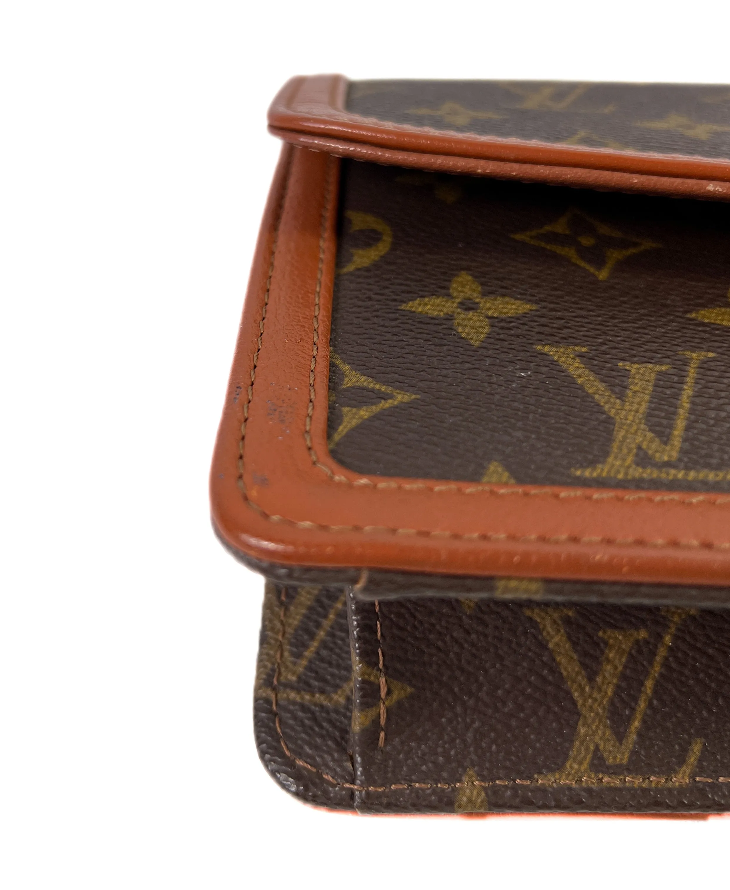 Louis Vuitton monogram pochette dame 29 clutch 1988