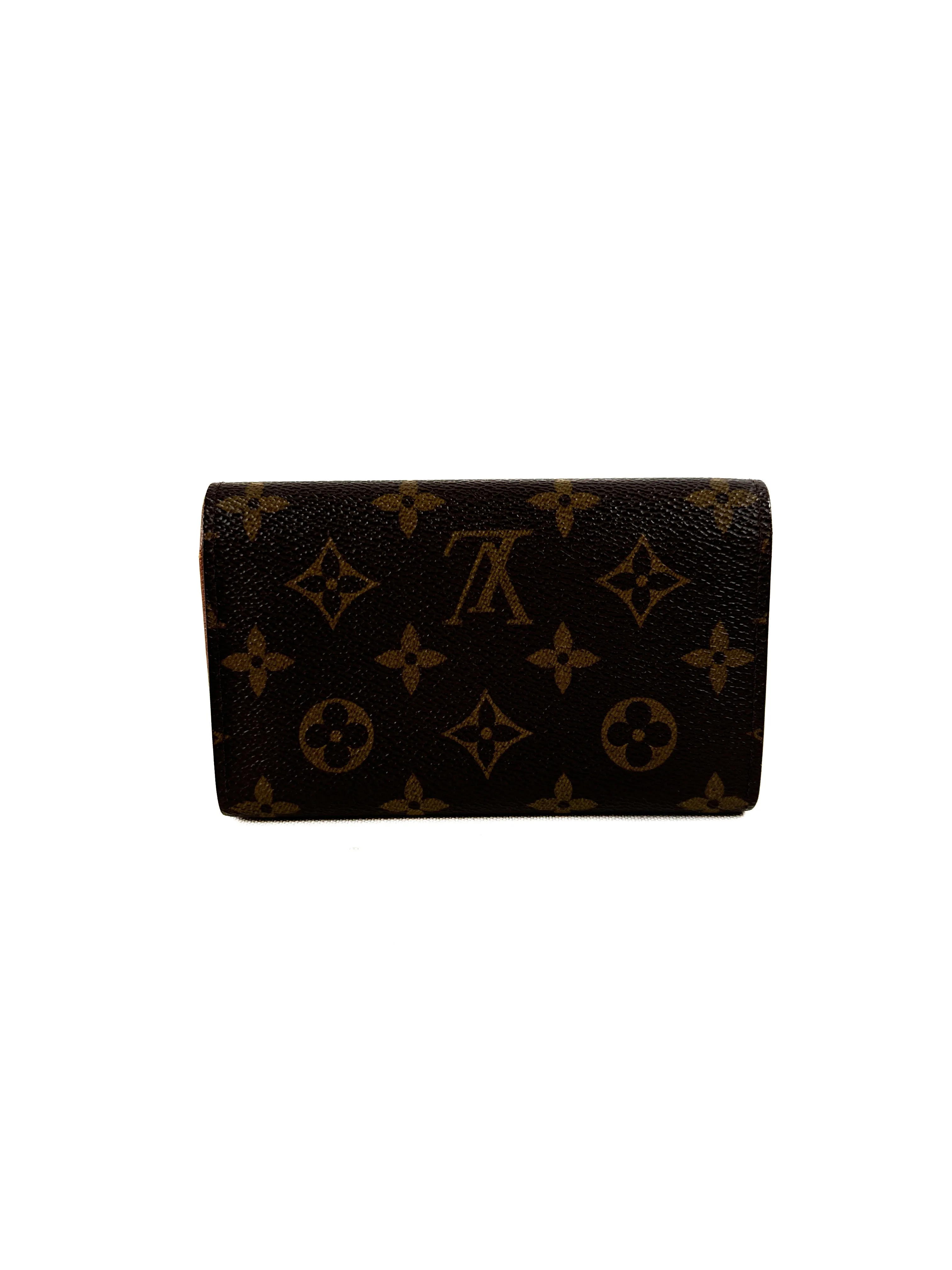 Louis Vuitton Monogram Porte Monnaie Billets Tresor Wallet RA1907 **as is**