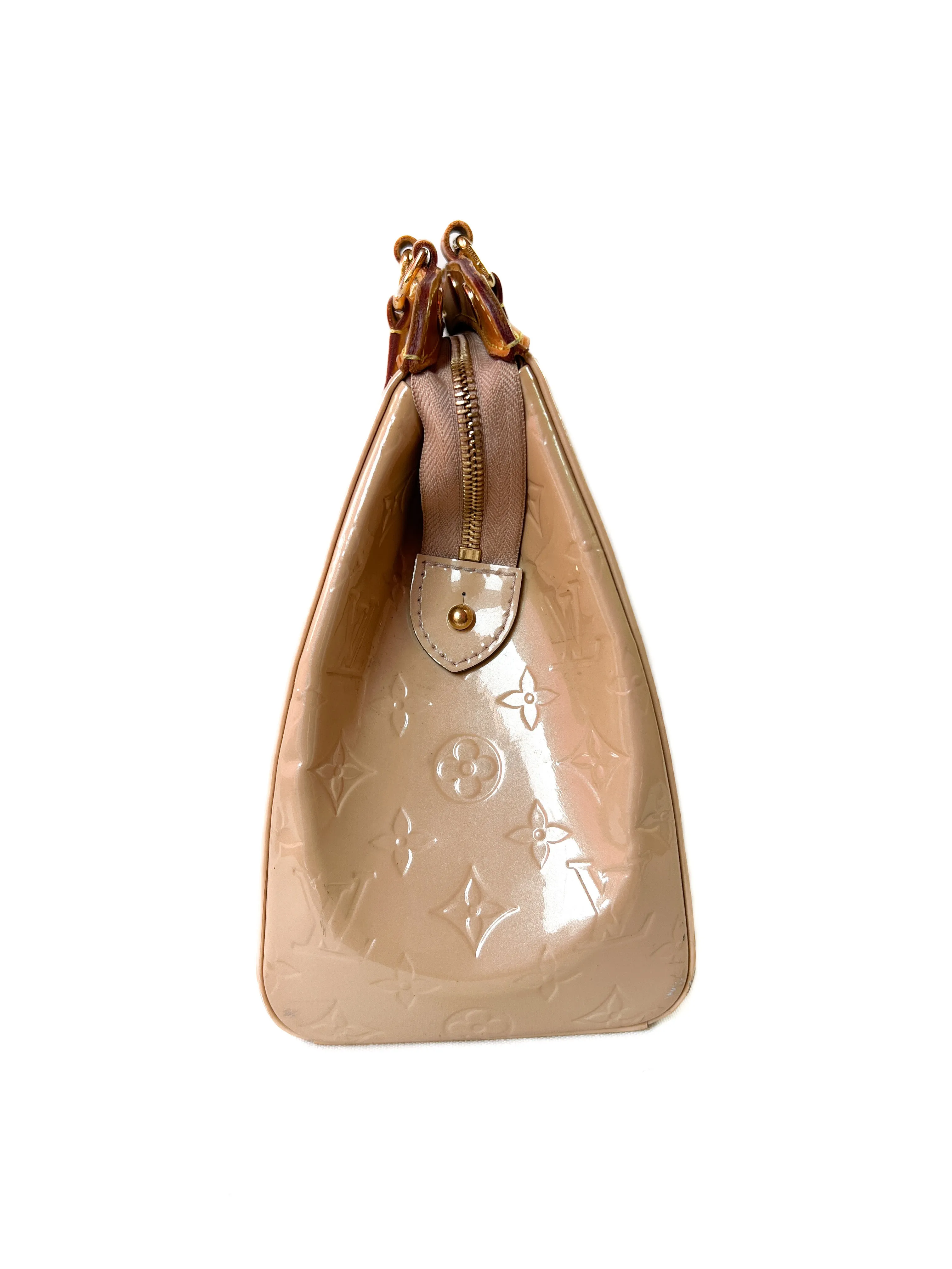 Louis Vuitton monogram vernis beige Brea GM