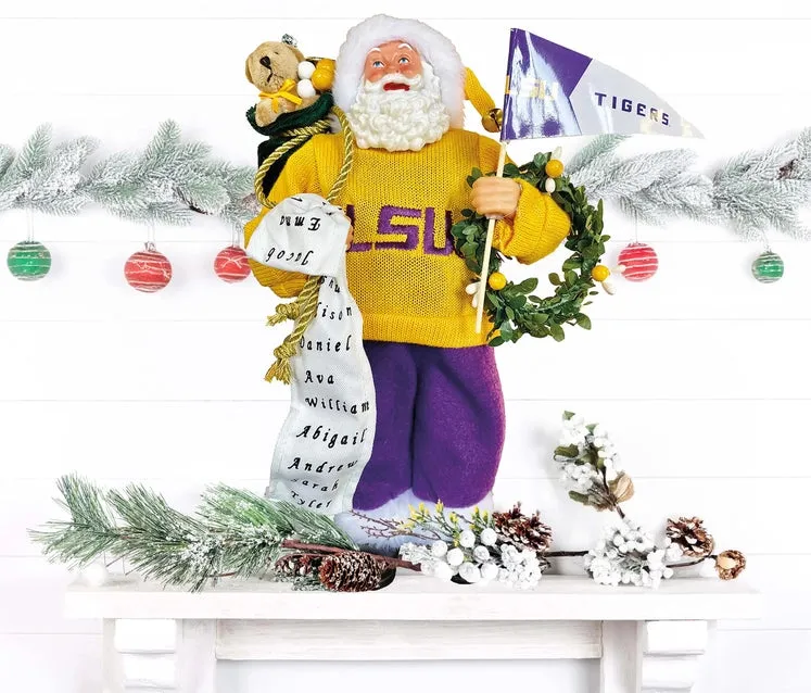 LSU Tigers Christmas Proud Santa "12