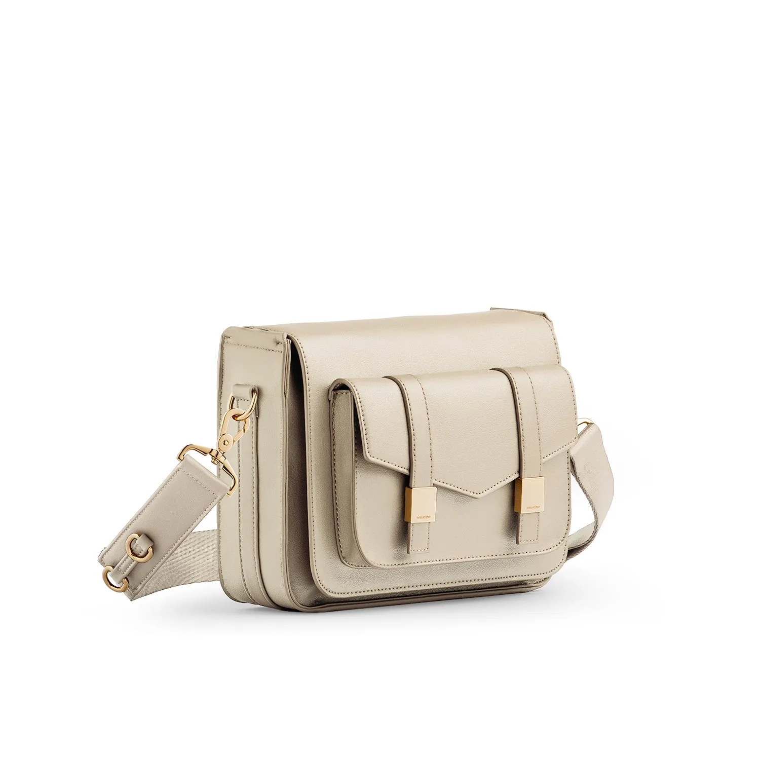 Mason M Messenger Bag - Cream