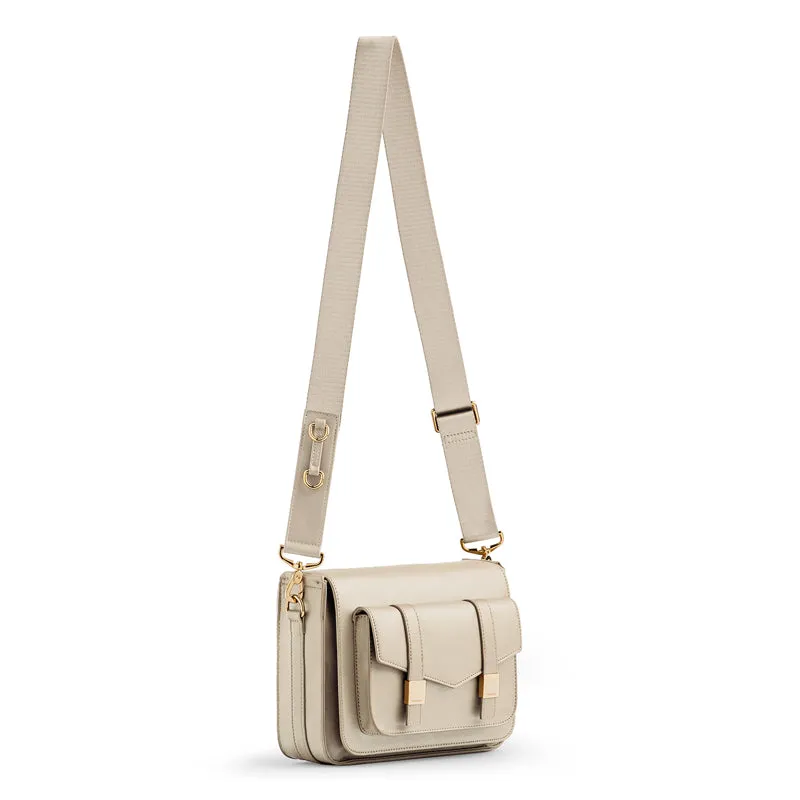 Mason M Messenger Bag - Cream