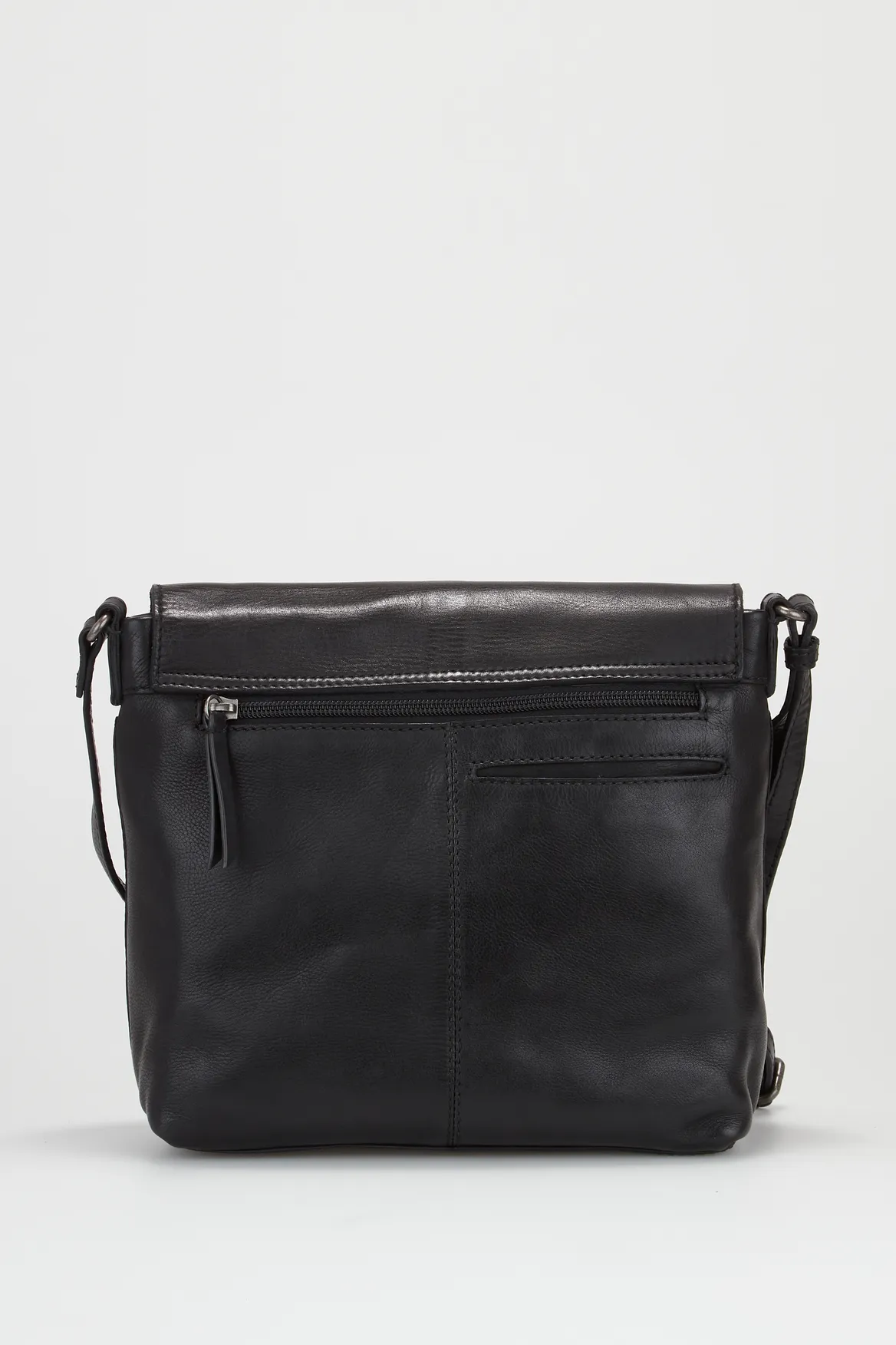 Maya Leather Flap Crossbody Bag