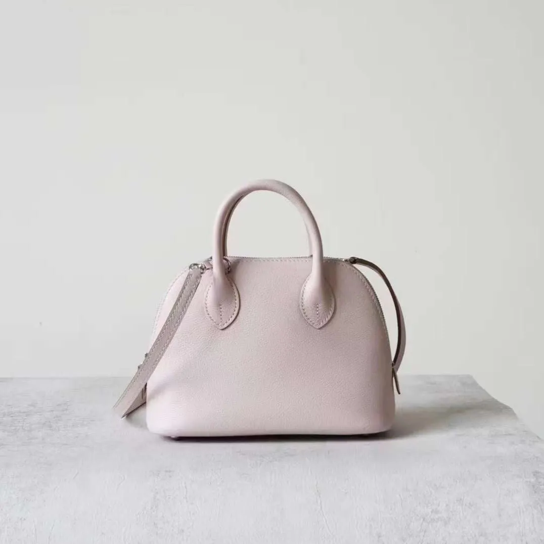 Mini Emma Luxurious Two-way Premium Italian Leather Bag | Handcrafted Full-grain Eve Calf Leather Shoulder Bag