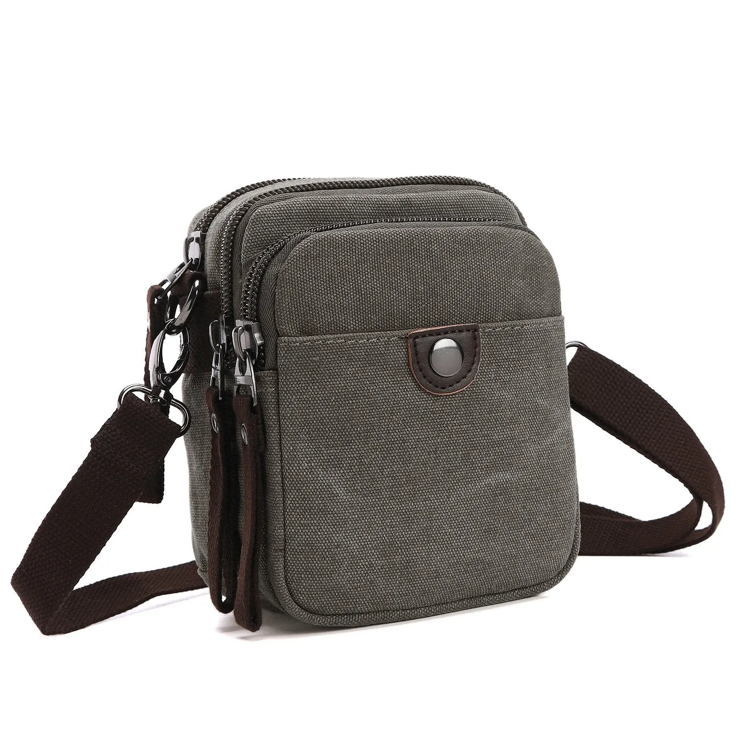 Mini Vintage Unisex Canvas Messenger Bag