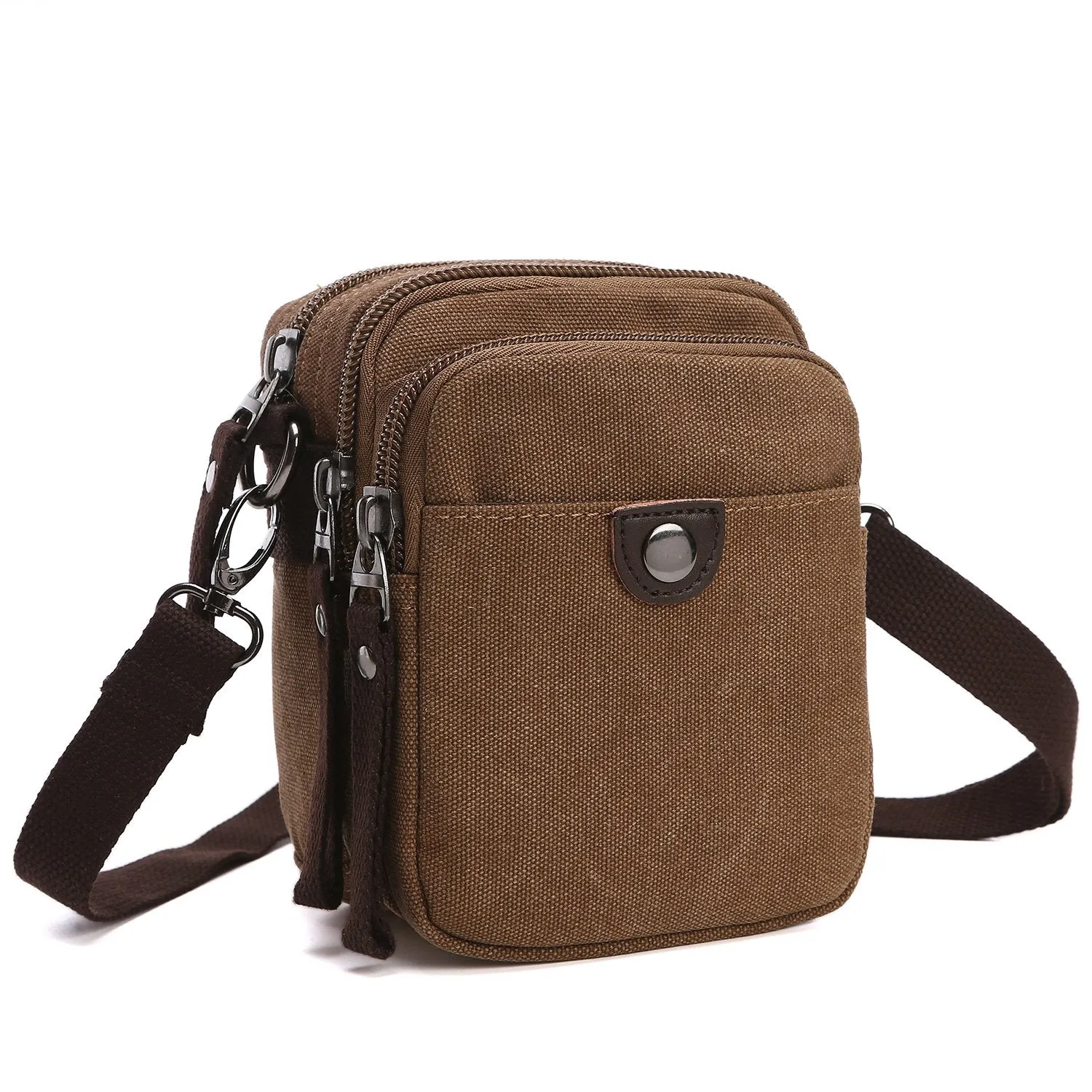 Mini Vintage Unisex Canvas Messenger Bag