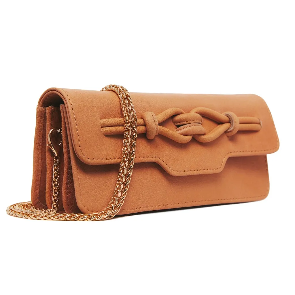 Noa Chain Wallet - Peach