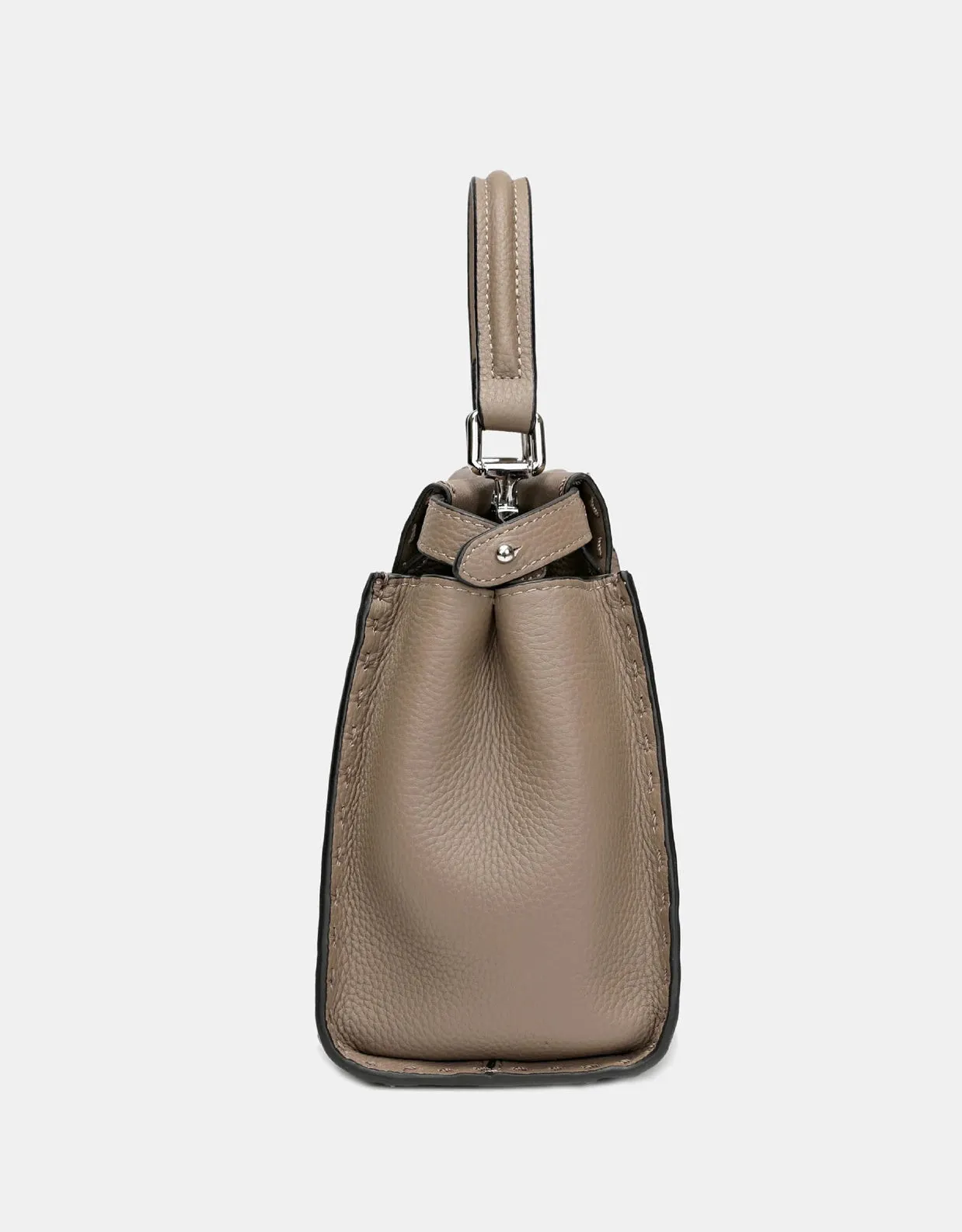 Pebbled Leather Peekaboo bag