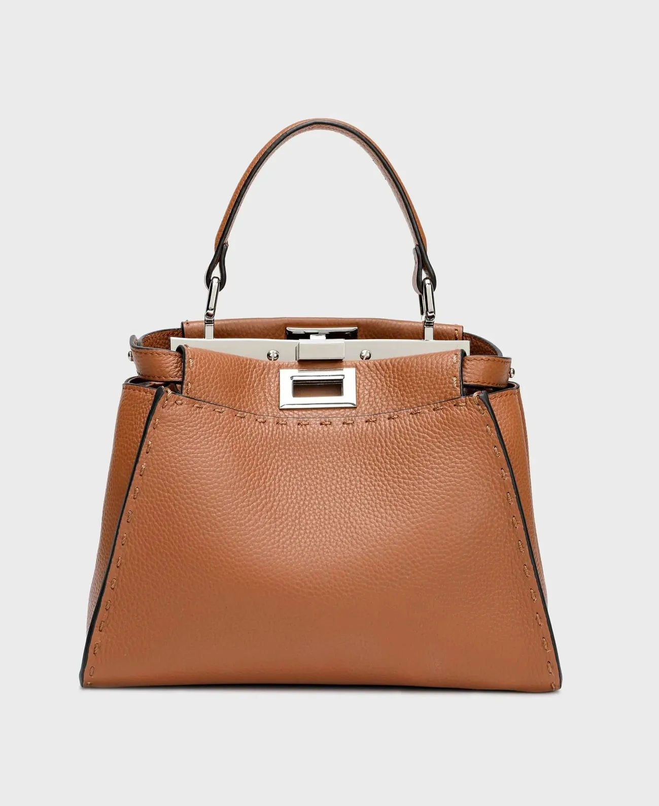 Pebbled Leather Peekaboo bag