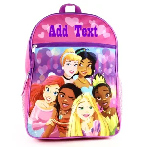 Personalized 16 Inch School Backpack - Princess Squad