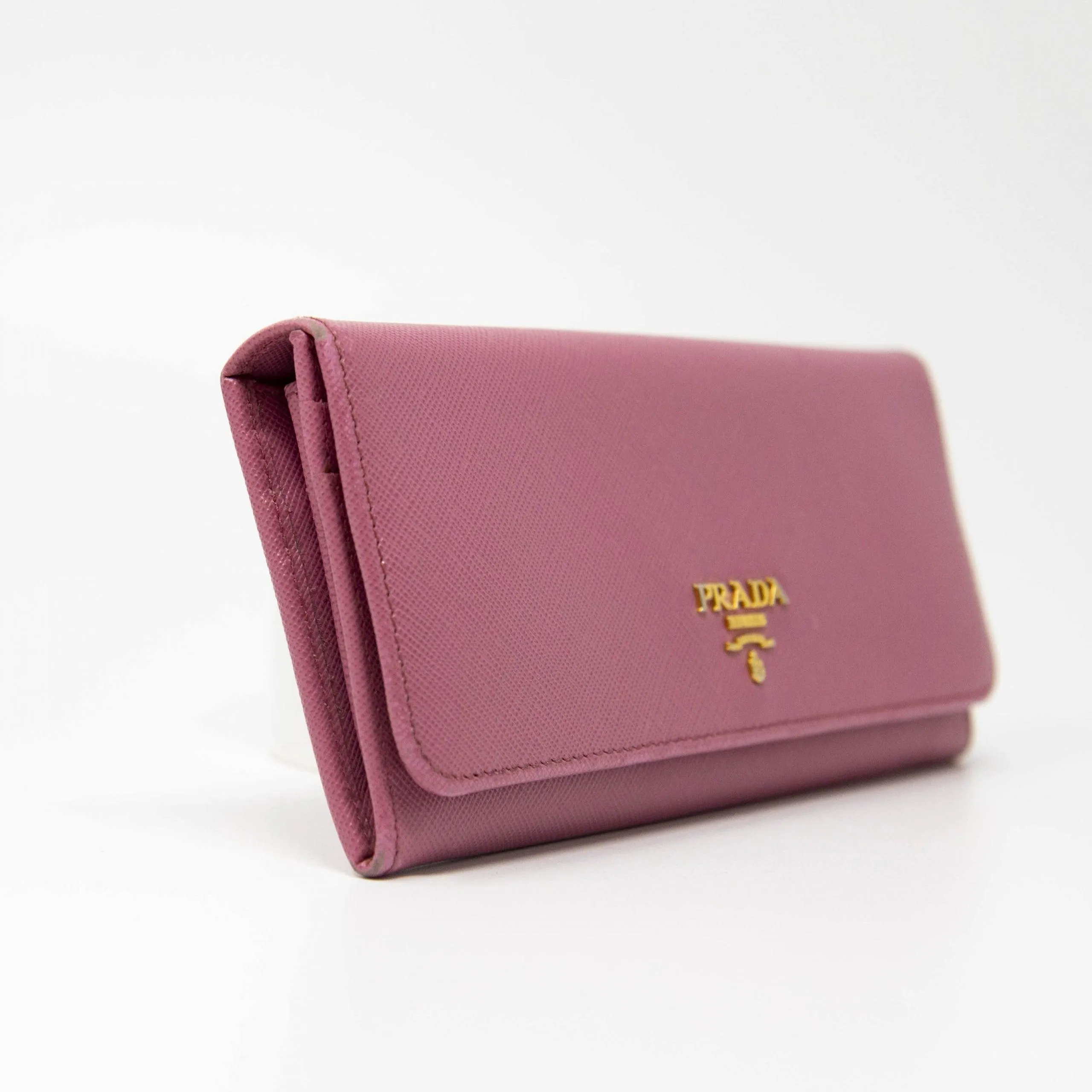 Prada Begonia Saffiano Long Wallet