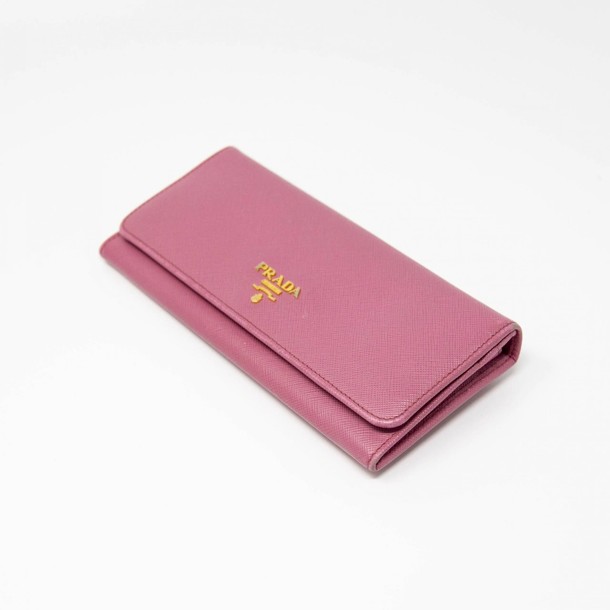 Prada Begonia Saffiano Long Wallet