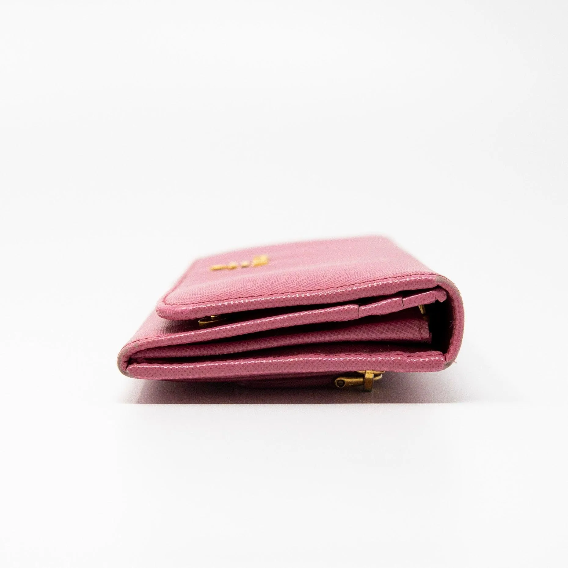 Prada Begonia Saffiano Long Wallet