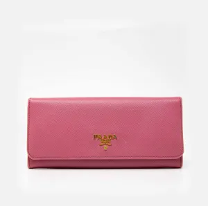 Prada Begonia Saffiano Long Wallet