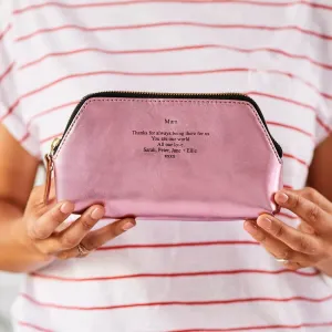 Secret Message Solar Leather Make Up Bag