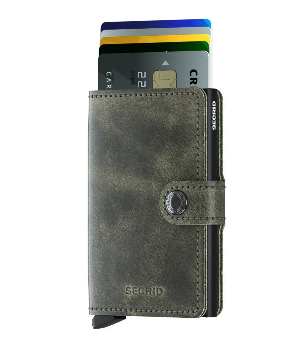 Secrid Miniwallet Vintage Olive-Black