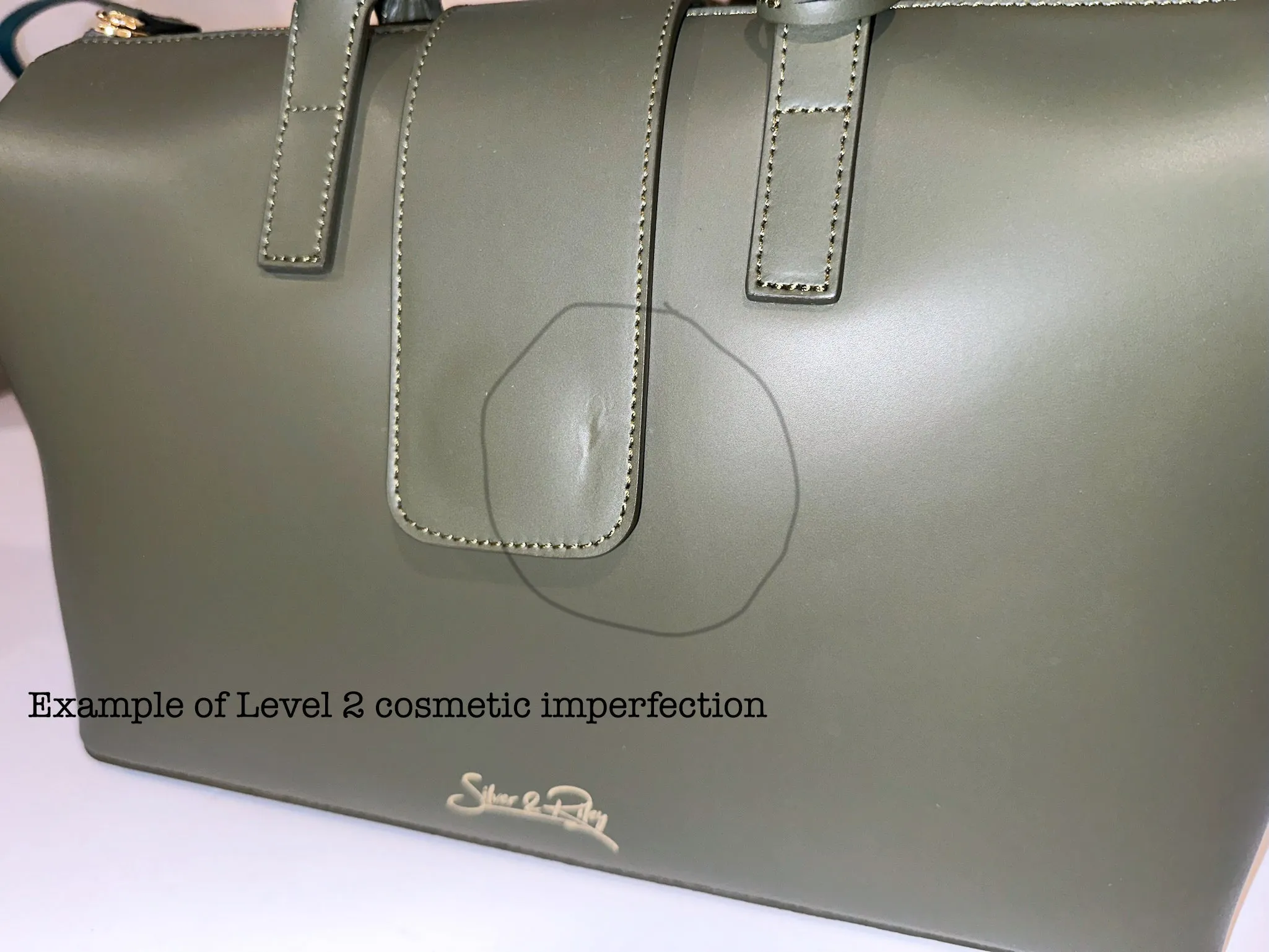 SSW - Level 2 Convertible Executive Leather Bag Classic Size in Olive Green