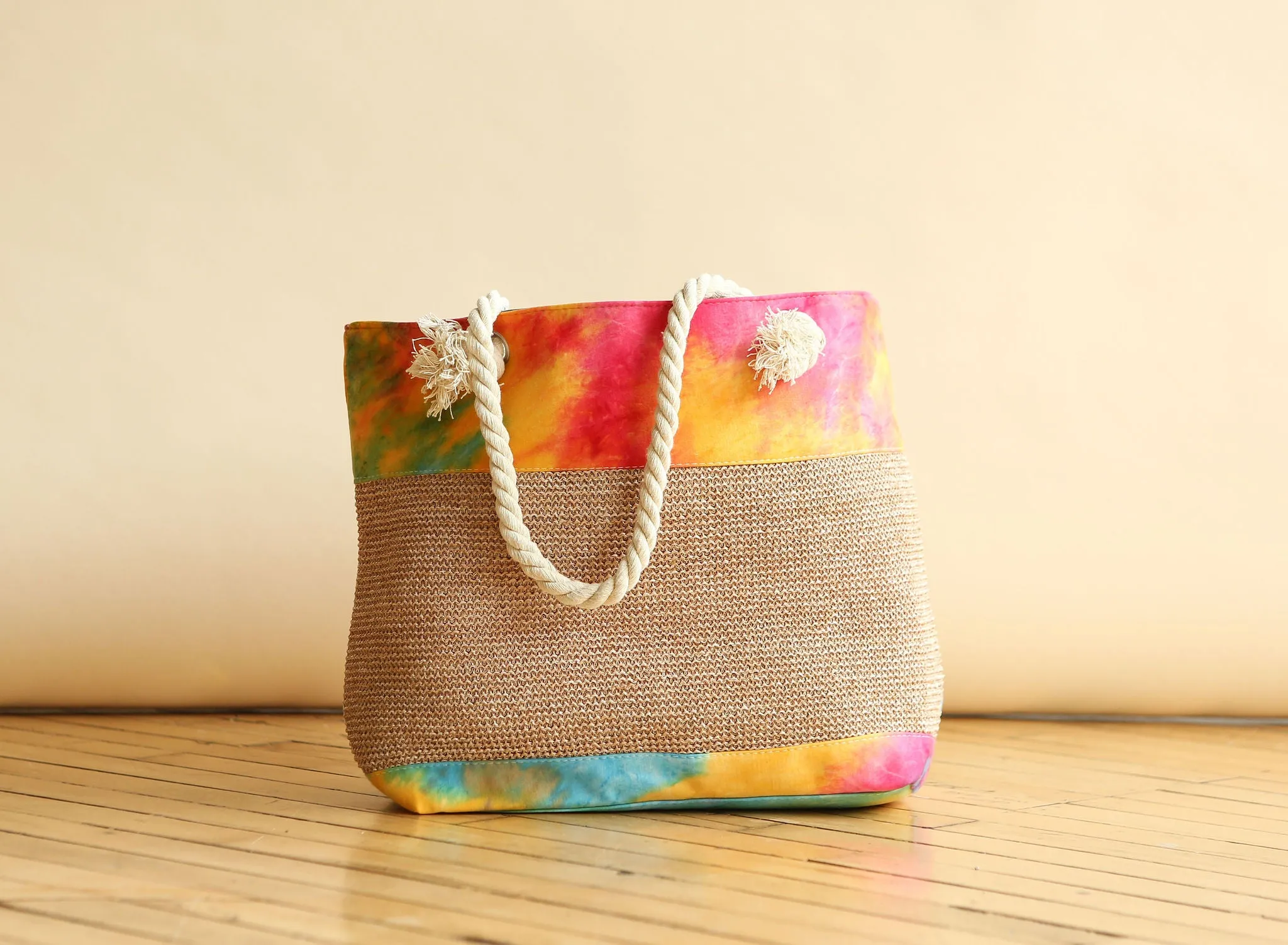 SURFS UP Tie Dye Tote