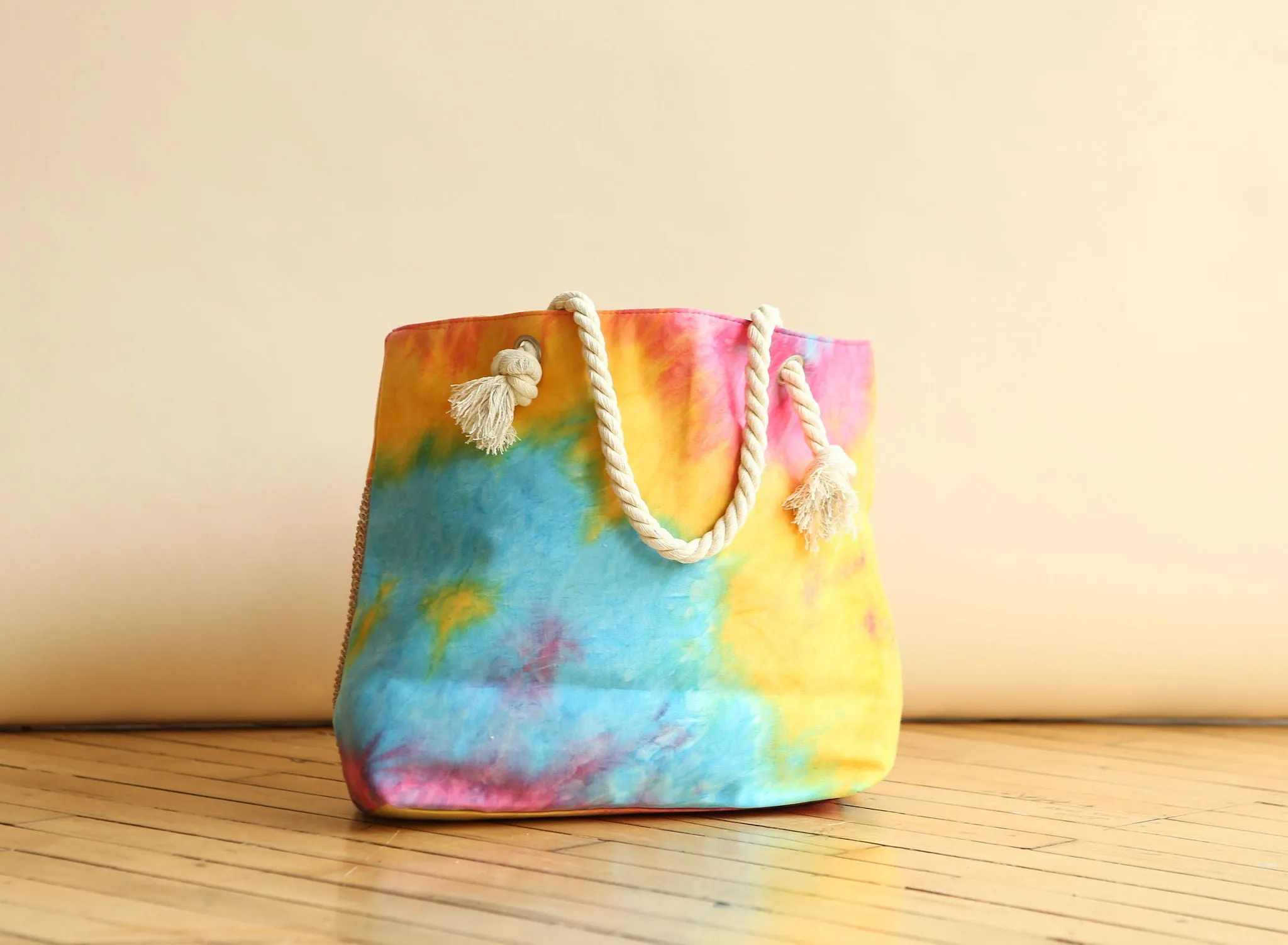 SURFS UP Tie Dye Tote