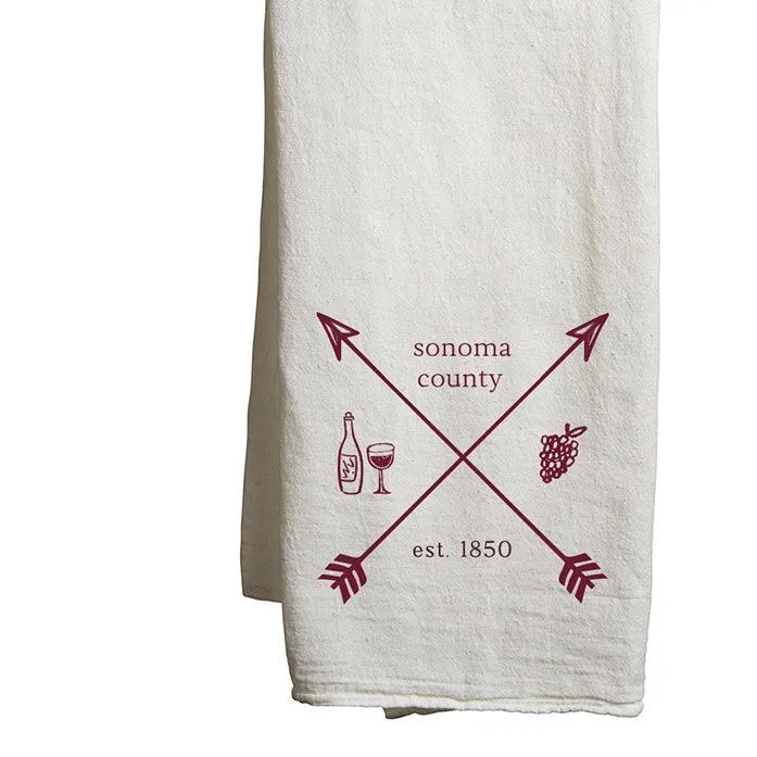 Tea Towel Sonoma Arrows