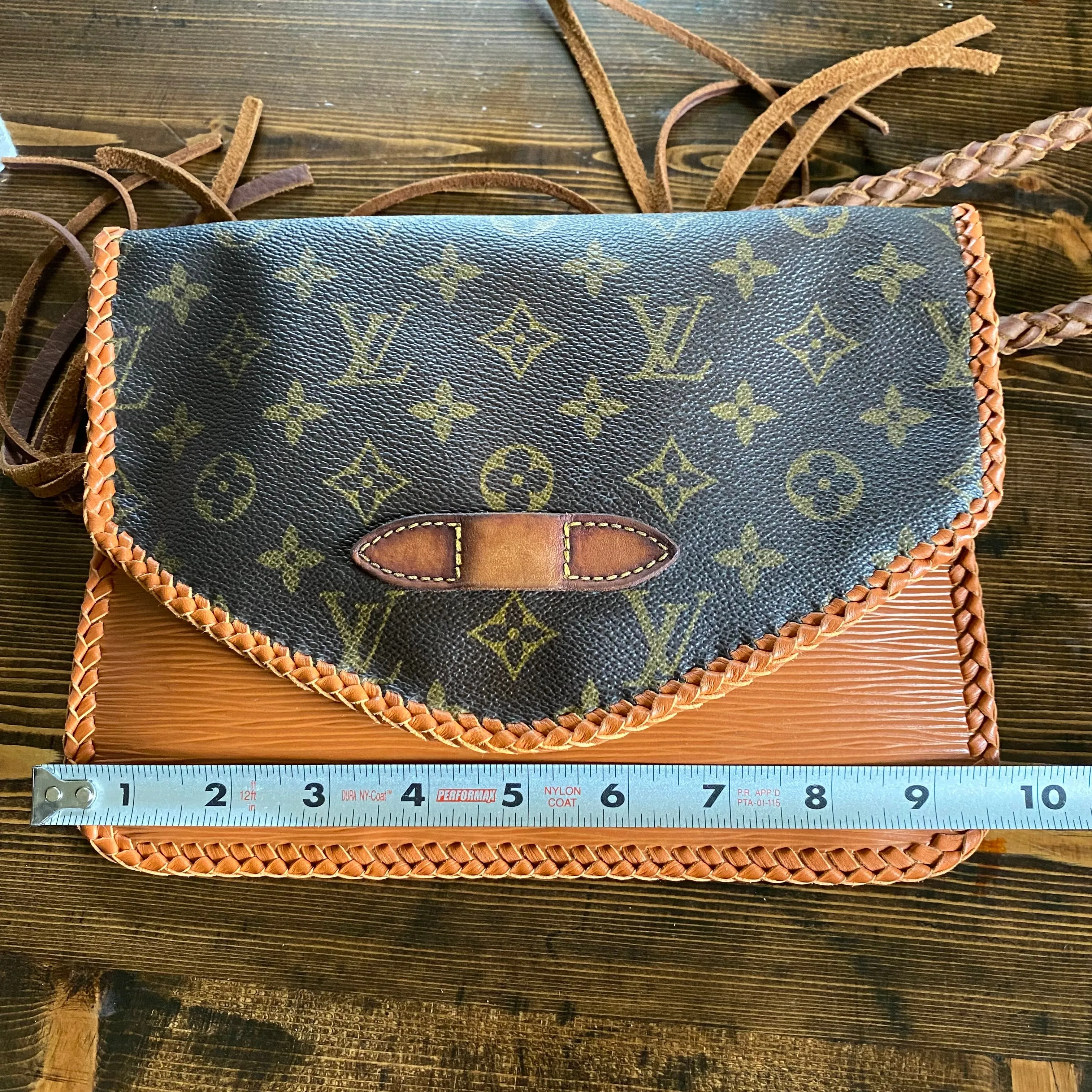 The Peacock Compact Messenger - Vintage Monogram and Caramel Epi Combo