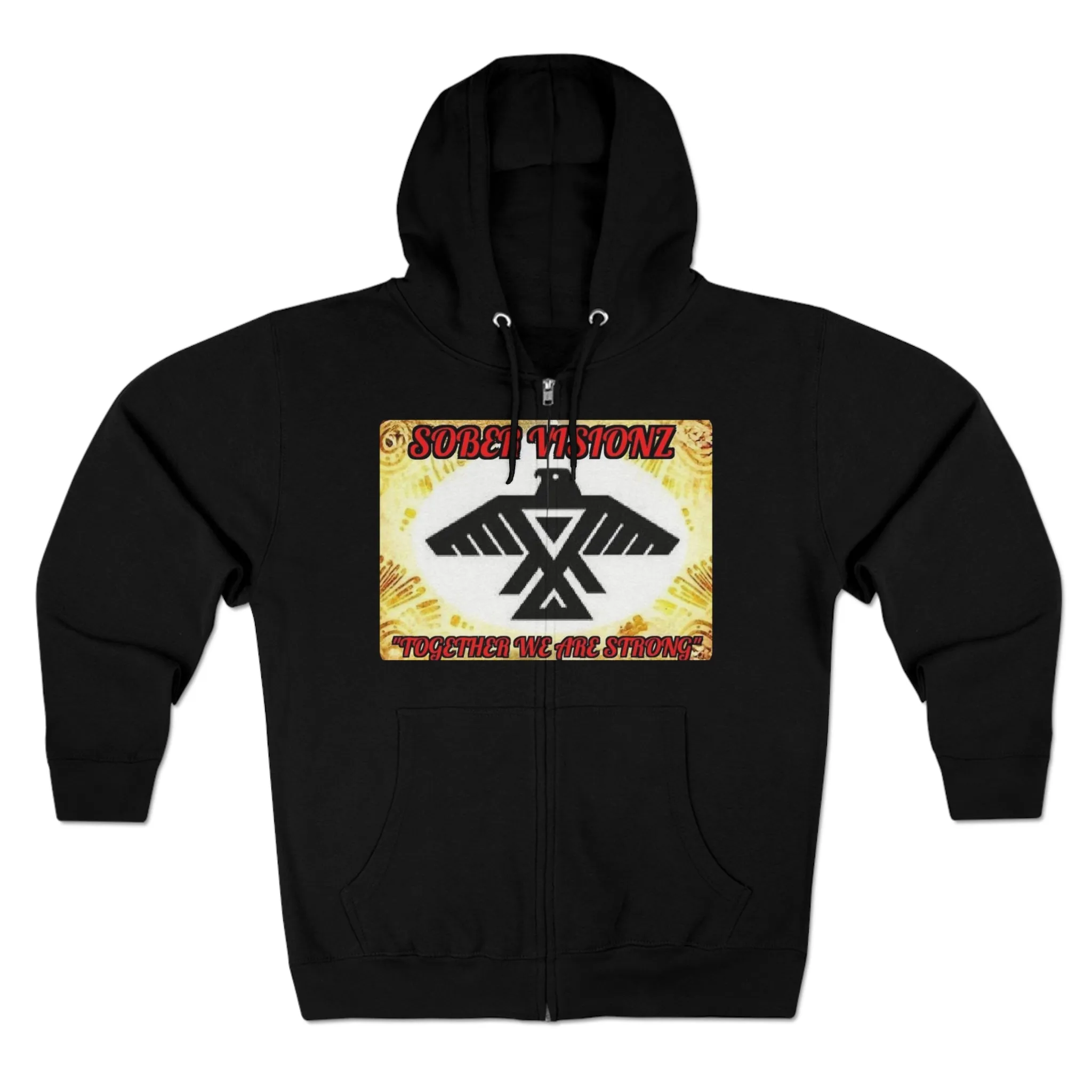 Unisex Sober Visionz Premium Zip-up Hoodie