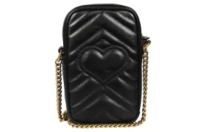 (WMNS) GUCCI GG Marmont Mini-Sized Single-Shoulder Bag Black 598597-DTDCT-1000