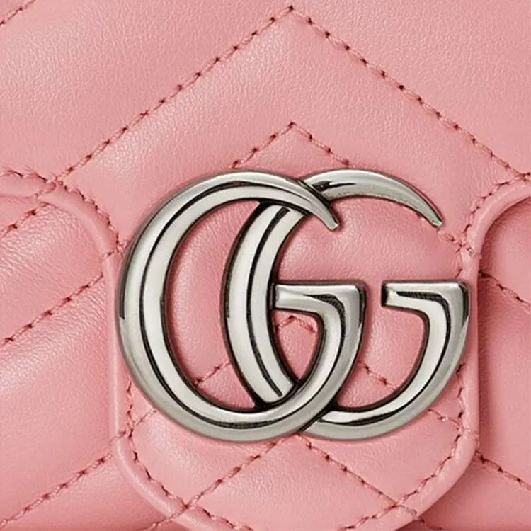 (WMNS) GUCCI Marmont Series LeatherBag MIni-Size Pink 476433-DTDCP-5815